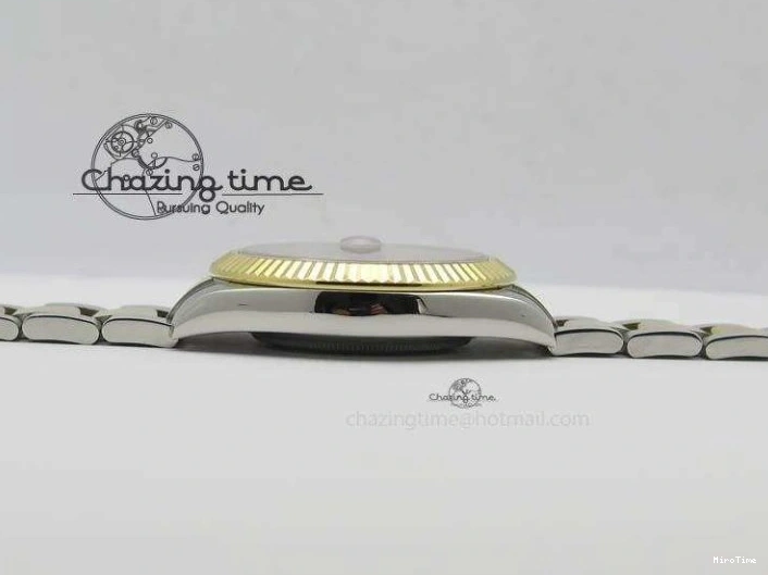 MiroTime 0404 DateJust II 116333 SS YG 41mm EW Best Edition White Dial Roman Markers On SS Bracelet A Casual 3821